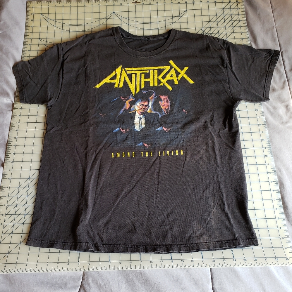 2000's Anthrax 2 sided t shirt XL no tag